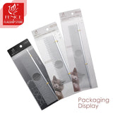 Stainless Steel Dog Grooming Comb with Tapered Pins, 4 Styles