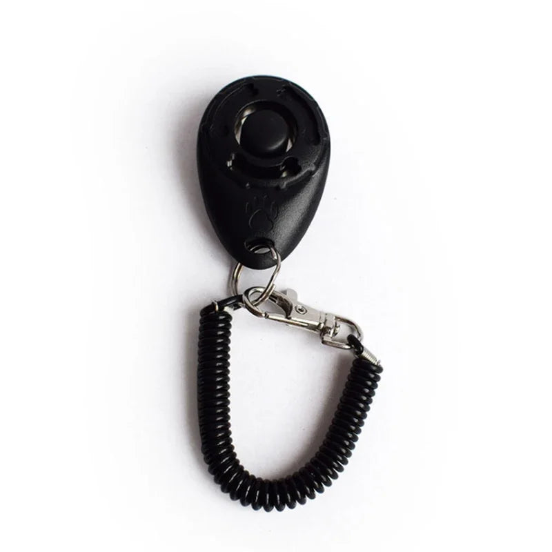 Dog Training Clicker with Wrist Coil and Clip