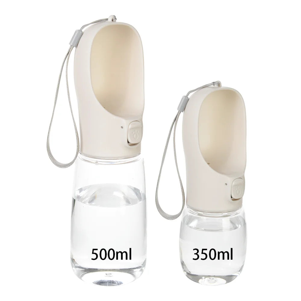 Portable Dog Water Bottle with Bowl, 12 oz or 18 oz