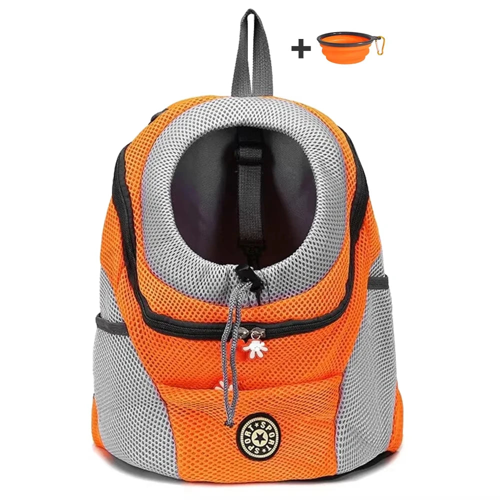 Dog Motorcycle Carrier Backpack for Small Dogs, Head-Out Design