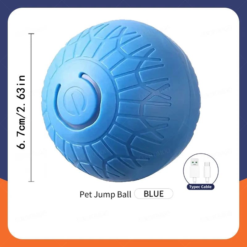 Smart Rolling Dog Ball That Moves on Its Own, USB Rechargeable