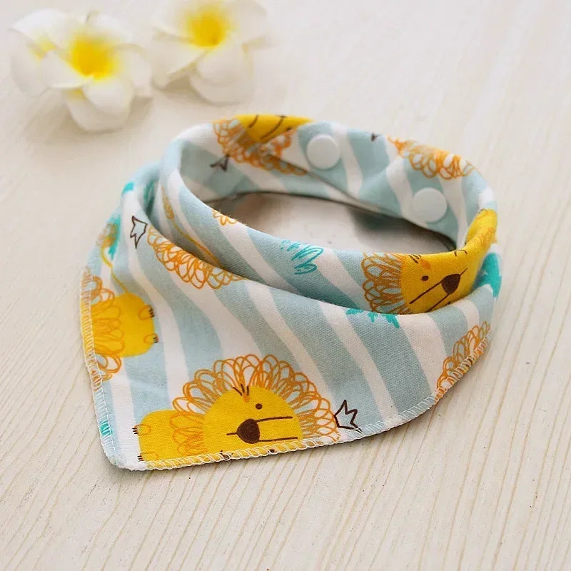 Cute Printed Dog Bandana, Soft Cotton Kerchief for Dogs and Cats