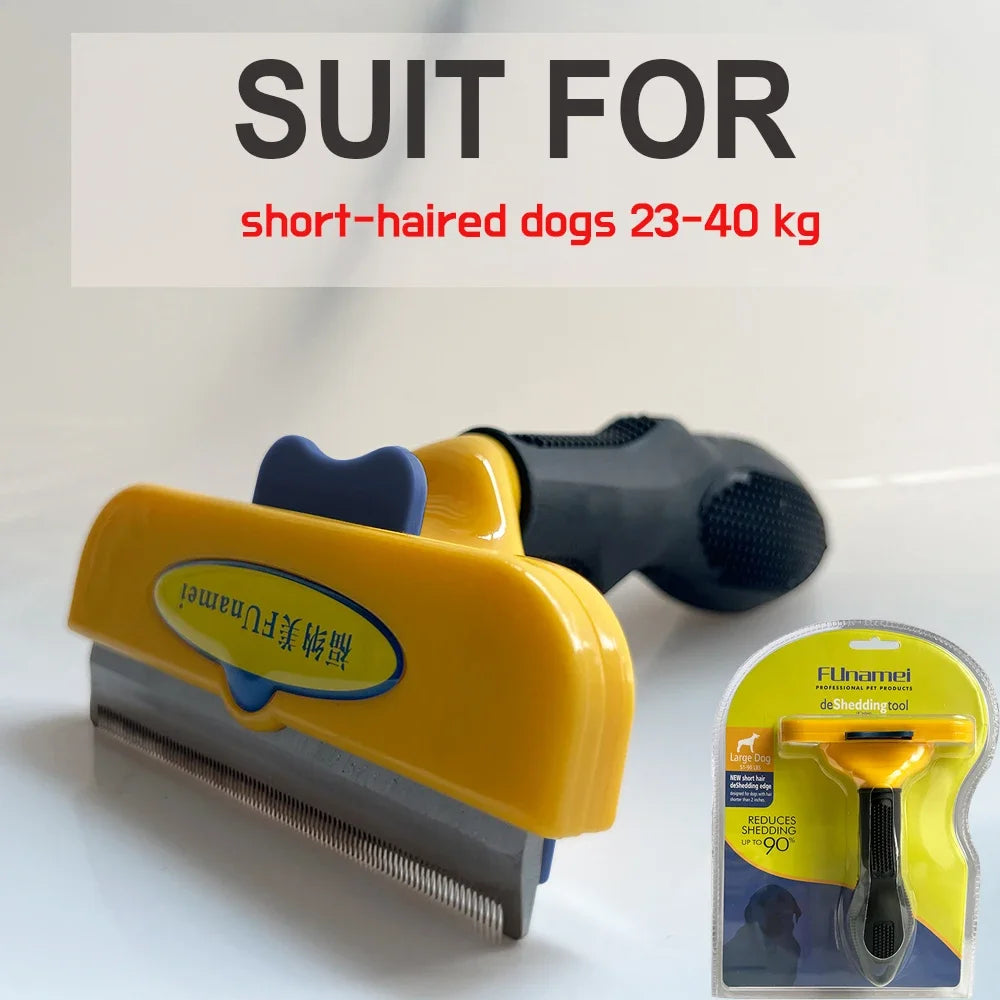 Dog Deshedding Brush for Undercoat, Long and Short Hair