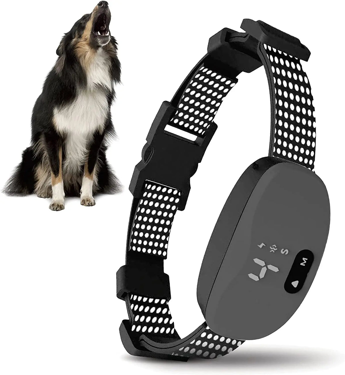 Rechargeable Anti Bark Collar with Beep, Vibration, and Static