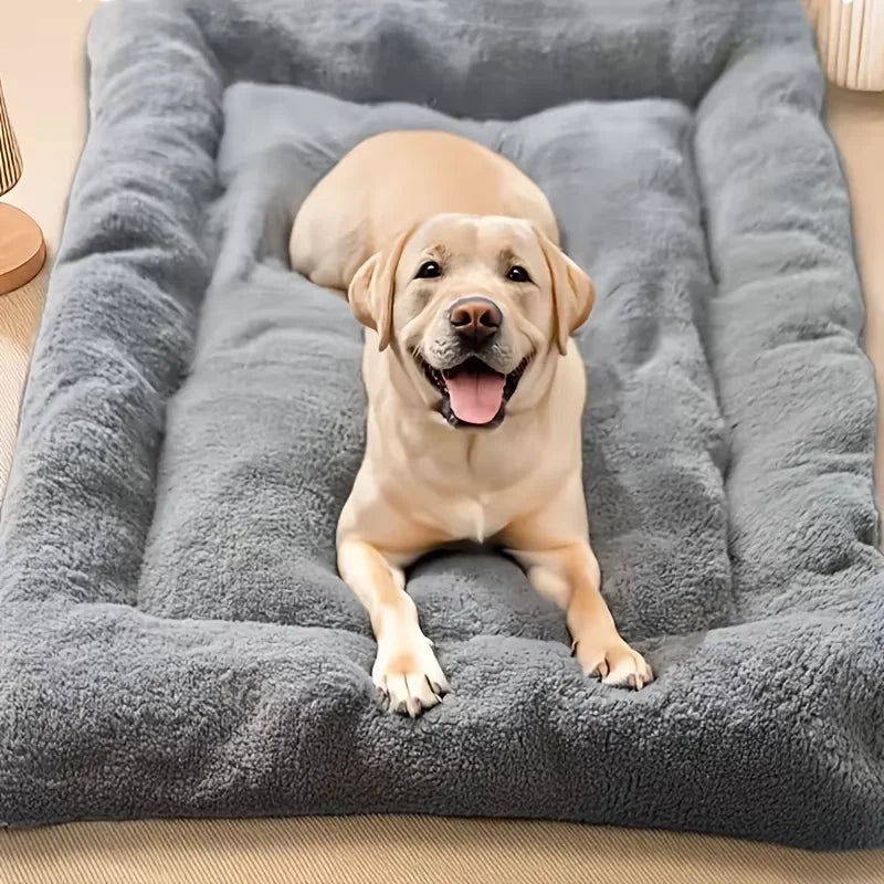 Plush Dog Crate Pad and Sofa Bed, Ultra Soft Pet Mat