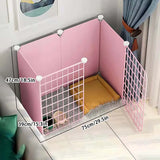 Modular Small Dog Cage with Clear Panels and Top Cover