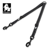 Double Dog Leash Coupler for Two Dogs, Reflective Nylon