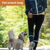 Dog Treat Pouch with Carabiner Clip, Compact Zipper Bag