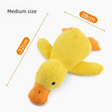 Plush Duck Squeaky Dog Toy, Soft Textured Fabric