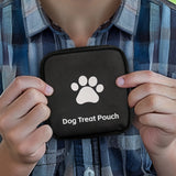 Zippered Dog Treat Pouch with Clip for Walks and Training