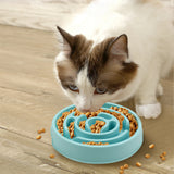 Dog Slow Feeder Bowl with Maze Design and Non-Slip Base