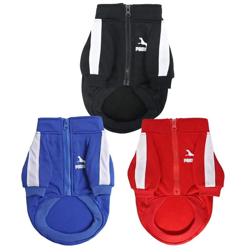 Dog Baseball Jacket for Small and Medium Dogs, Sizes S to 4XL