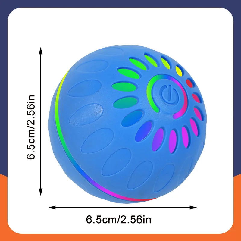 Smart Rolling Dog Ball That Moves on Its Own, USB Rechargeable
