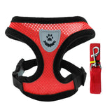 Mesh Dog Harness and Leash Set for Puppies and Small Dogs