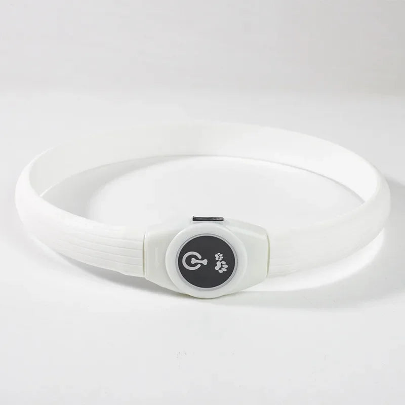 Rechargeable LED Dog Collar, Cut to Fit Small to Large Dogs