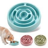 Dog Slow Feeder Bowl with Maze Design and Non-Slip Base