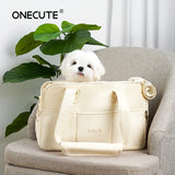 Small Dog Carrier Tote, Cotton Shoulder Bag for Chihuahuas and Yorkies