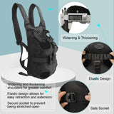 Front or Back Motorcycle Dog Carrier with Anti-Escape Zipper Lock