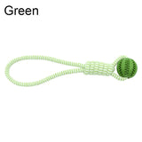 Dog Rope Tug Toy with Treat Dispensing Ball for Small Dogs