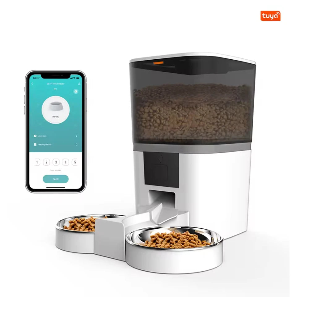 Automatic Dog Feeder with Camera and App Control, 4L