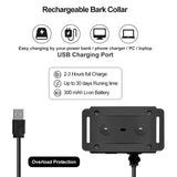 Rechargeable Anti Bark Collar for Dogs with Beep and Static Mode