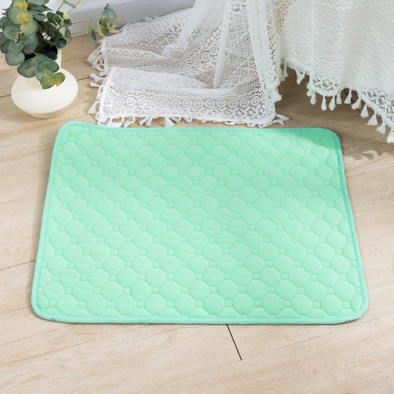 Washable Dog Pee Pad, Reusable Puppy Training Mat with Non-Slip Back