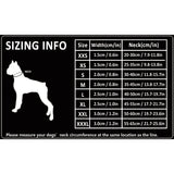 Neoprene Padded Dog Collar with Reflective Nylon, XXS to XXXL
