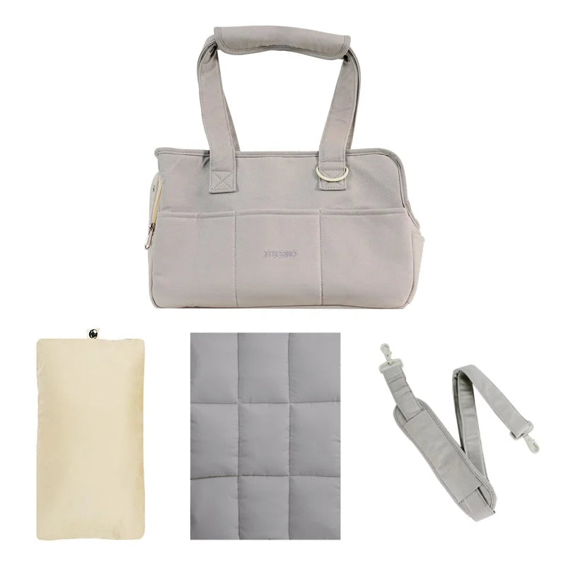 Small Dog Carrier Tote, Cotton Shoulder Bag for Chihuahuas and Yorkies