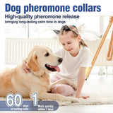 Waterproof Dog Calming Collar, 60-Day Adjustable Collar for All Sizes