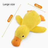 Plush Duck Squeaky Dog Toy, Soft Textured Fabric