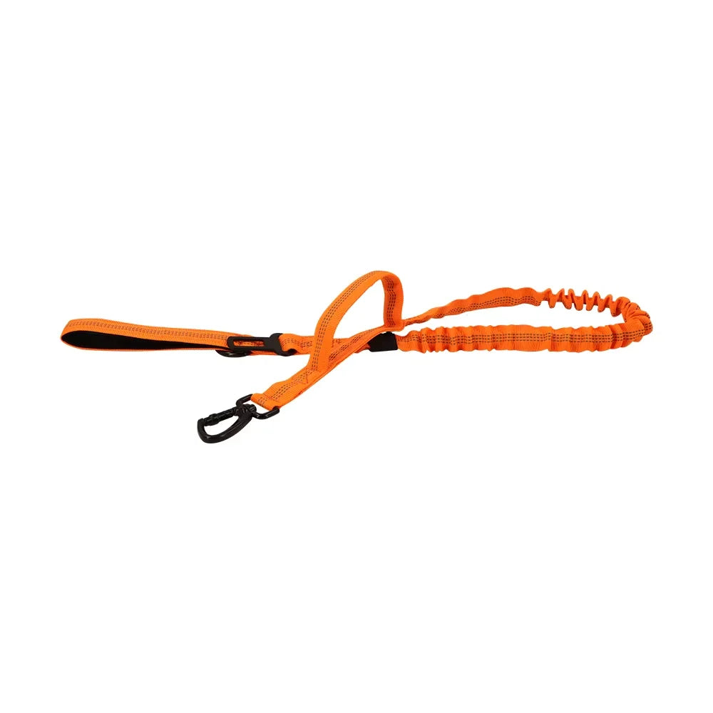 Two Handle Tactical Dog Leash with Shock Absorbing Bungee